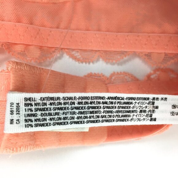 NEW Free People Orange Galloon Lace Halter Bra - Picture 6 of 6